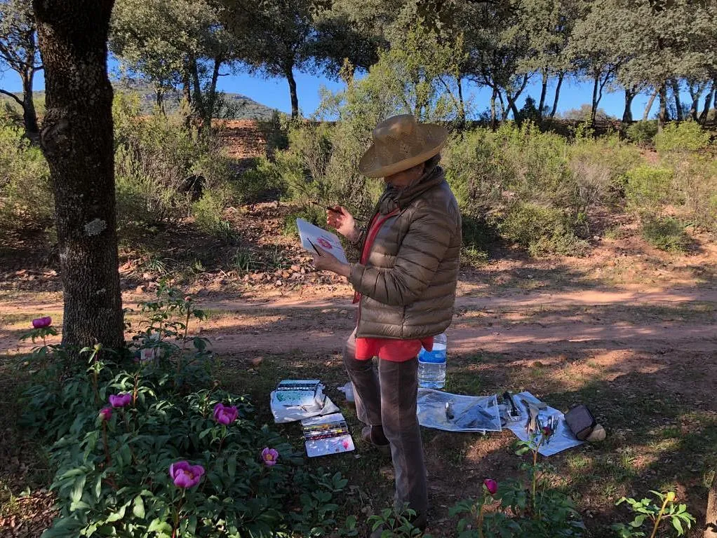 Anne d’Orléans Pintando