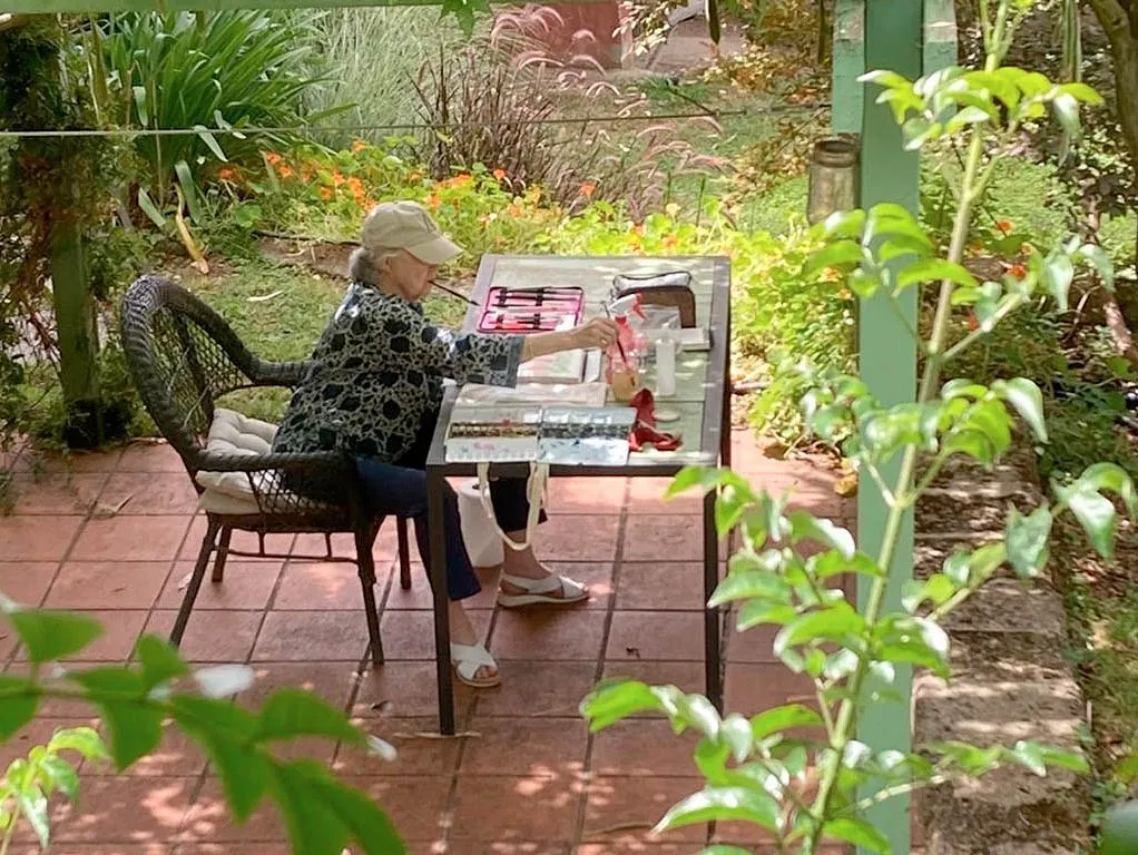 Anne d’Orléans Pintando